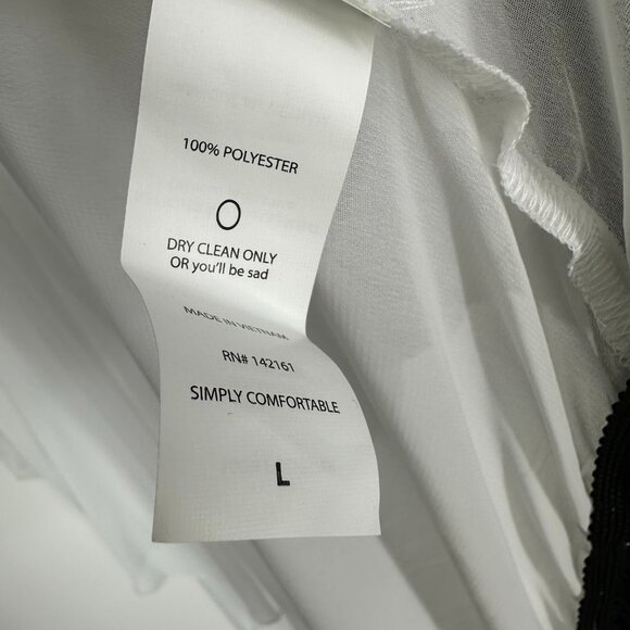 3/$25 LulaRoe Sheer Fringe Monroe Kimono Cardigan Top L White Black Boho NWT - Picture 5 of 9